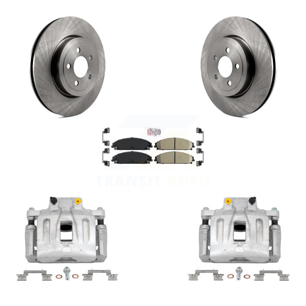 Transit Auto KC8-100216N Disc Brake Kit for 2012-2021 Chrysler 300, Dodge Challenger, Dodge Charger - Front product image