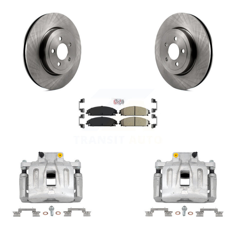 Transit Auto KC8-100216N Disc Brake Kit for 2012-2021 Chrysler 300, Dodge Challenger, Dodge Charger - Front product image