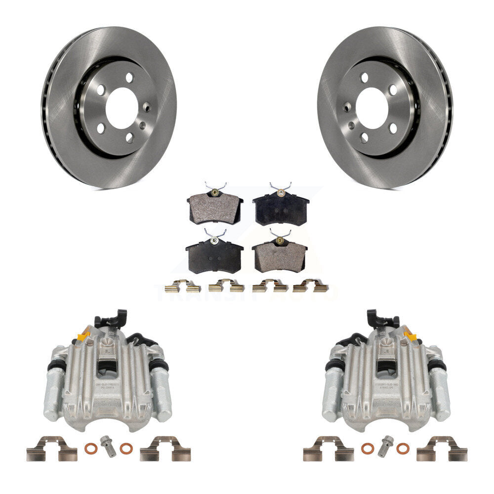 Transit Auto KC8-100216T Disc Brake Kit for 2002-2005 Volkswagen Jetta, Volkswagen Golf - Rear product image