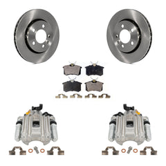 Transit Auto KC8-100216T Disc Brake Kit for 2002-2005 Volkswagen Jetta, Volkswagen Golf - Rear product image