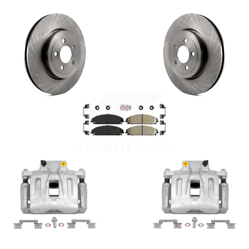 Transit Auto KC8-100217N Disc Brake Kit for 2012-2021 Chrysler 300, Dodge Challenger, Dodge Charger - Front product image