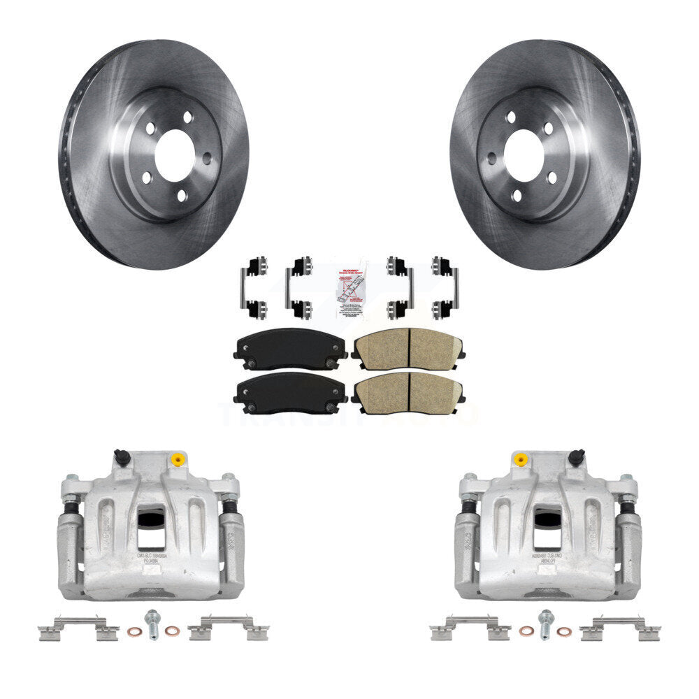 Transit Auto KC8-100220N Disc Brake Kit for 2012-2021 Chrysler 300, Dodge Charger, Dodge Challenger - Front product image