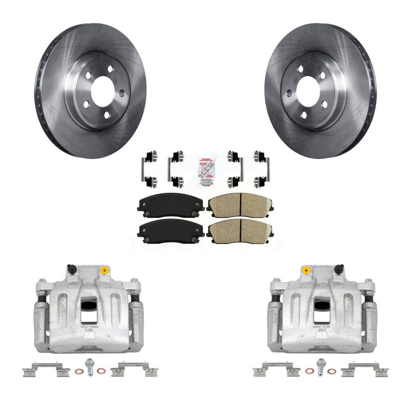 Transit Auto KC8-100220N Disc Brake Kit for 2012-2021 Chrysler 300, Dodge Charger, Dodge Challenger - Front product image