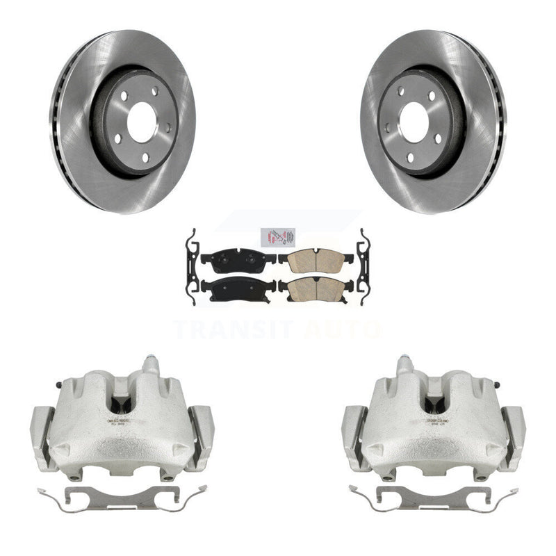 Transit Auto KC8-100222N Disc Brake Kit for 2011-2023 Dodge Durango, Jeep Grand Cherokee - Front product image
