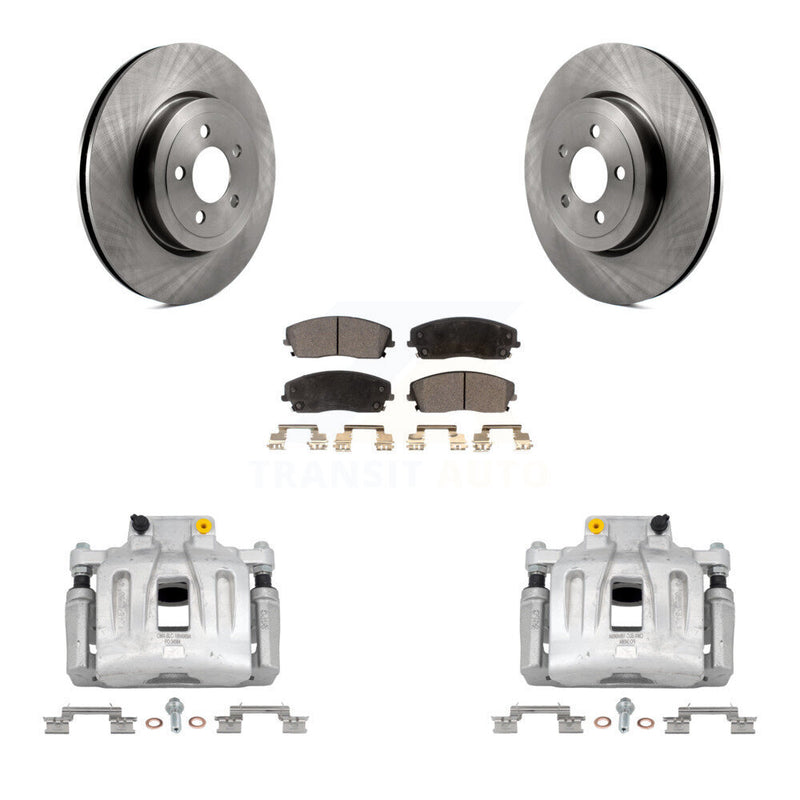 Transit Auto KC8-100222P Disc Brake Kit for 2015-2016 Dodge Charger - Front product image