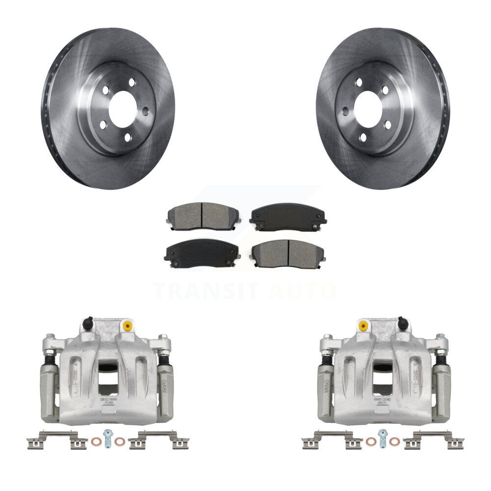 Transit Auto KC8-100222S Disc Brake Kit for 2005-2011 Chrysler 300, Dodge Challenger, Dodge Charger & more - Front product image