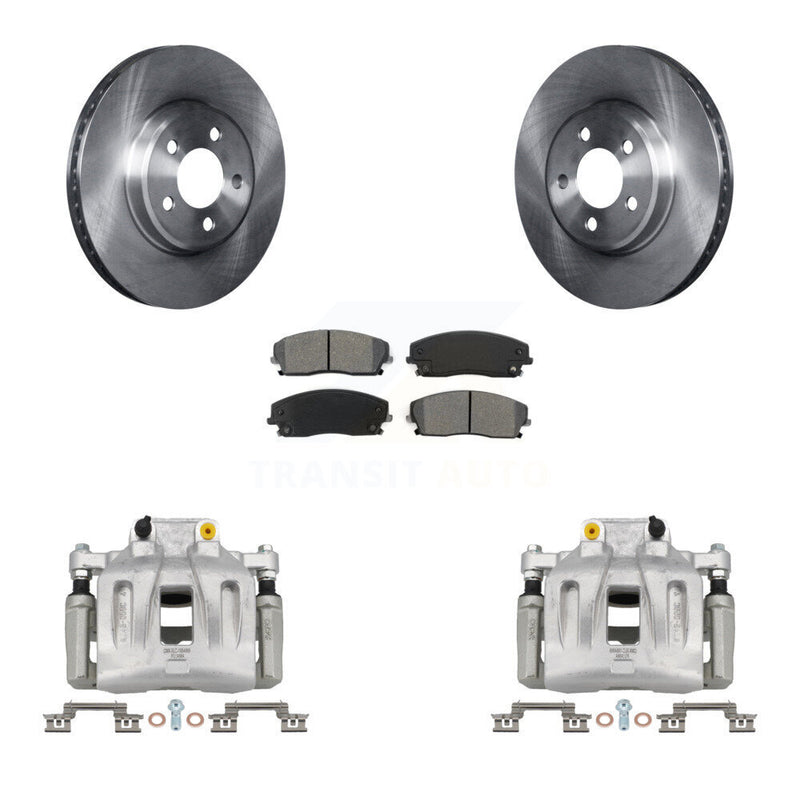 Transit Auto KC8-100222S Disc Brake Kit for 2005-2011 Chrysler 300, Dodge Challenger, Dodge Charger & more - Front product image