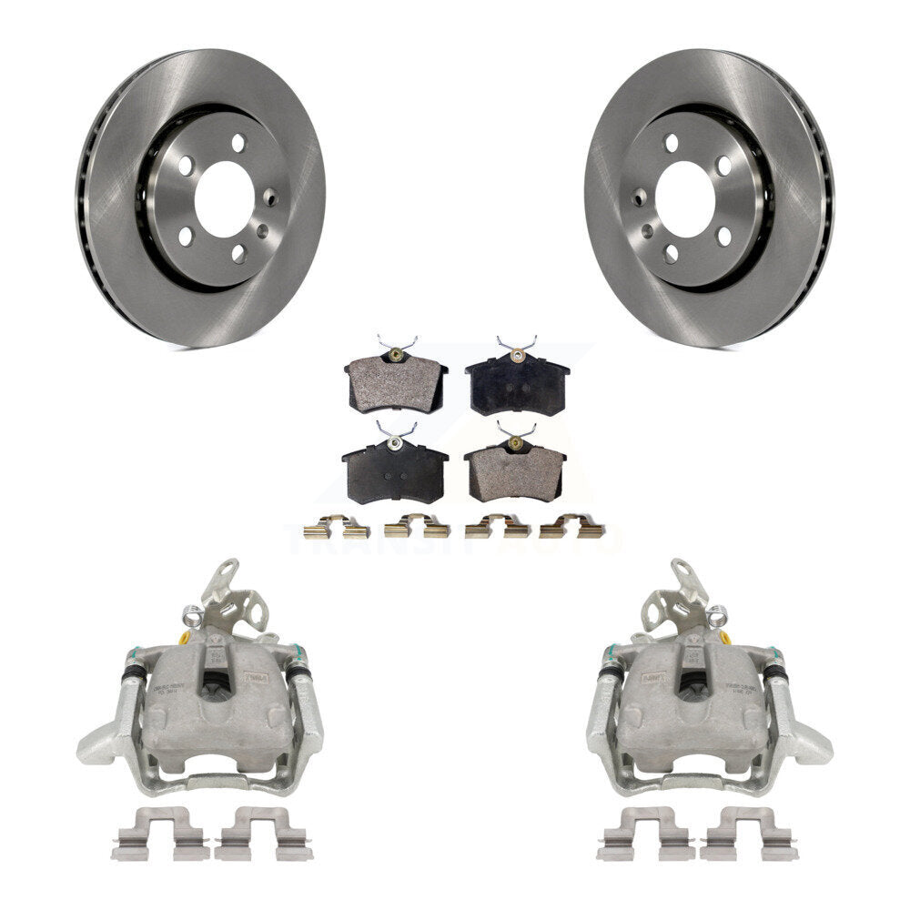 Transit Auto KC8-100222T Disc Brake Kit for 2005 Volkswagen Jetta - Rear product image