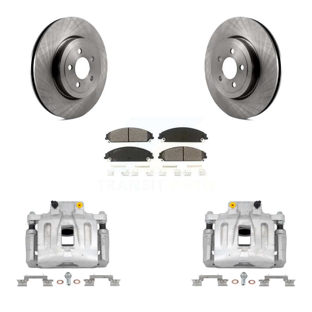 Transit Auto KC8-100223S Disc Brake Kit for 2012-2021 Chrysler 300, Dodge Challenger, Dodge Charger - Front product image