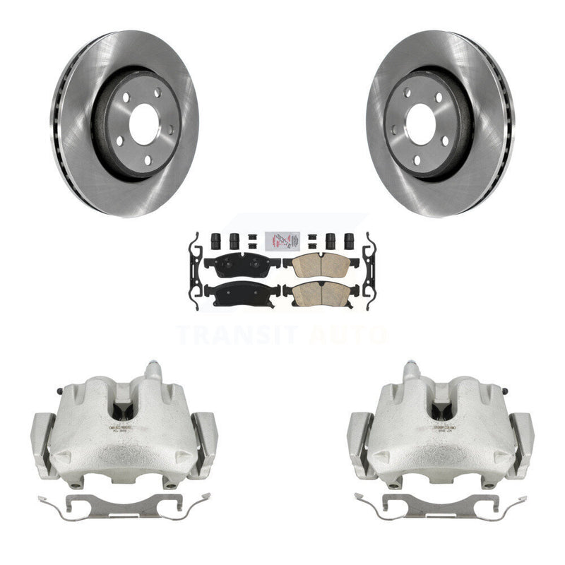 Transit Auto KC8-100224N Disc Brake Kit for 2011-2023 Dodge Durango, Jeep Grand Cherokee - Front product image