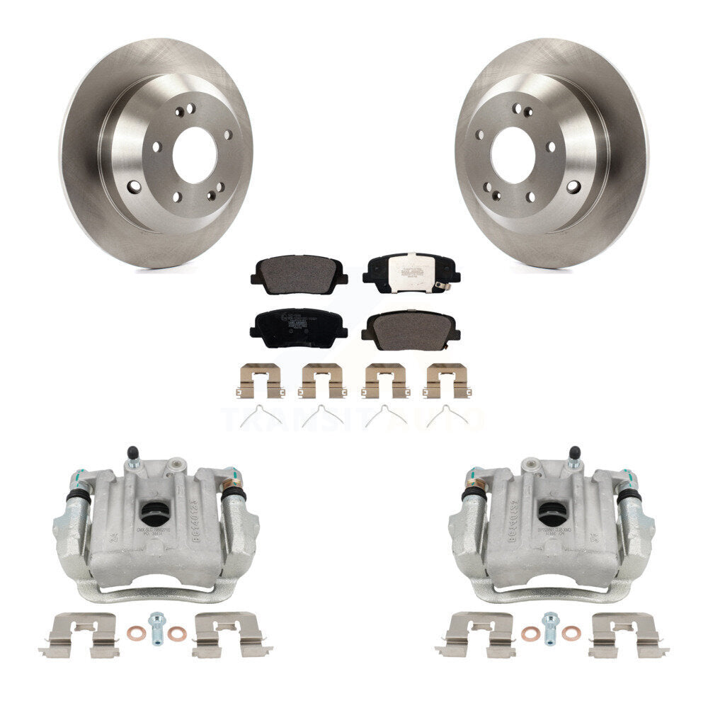 Transit Auto KC8-100224T Disc Brake Kit for 2016-2020 Hyundai Santa Fe Sport, Kia Sorento - Rear product image