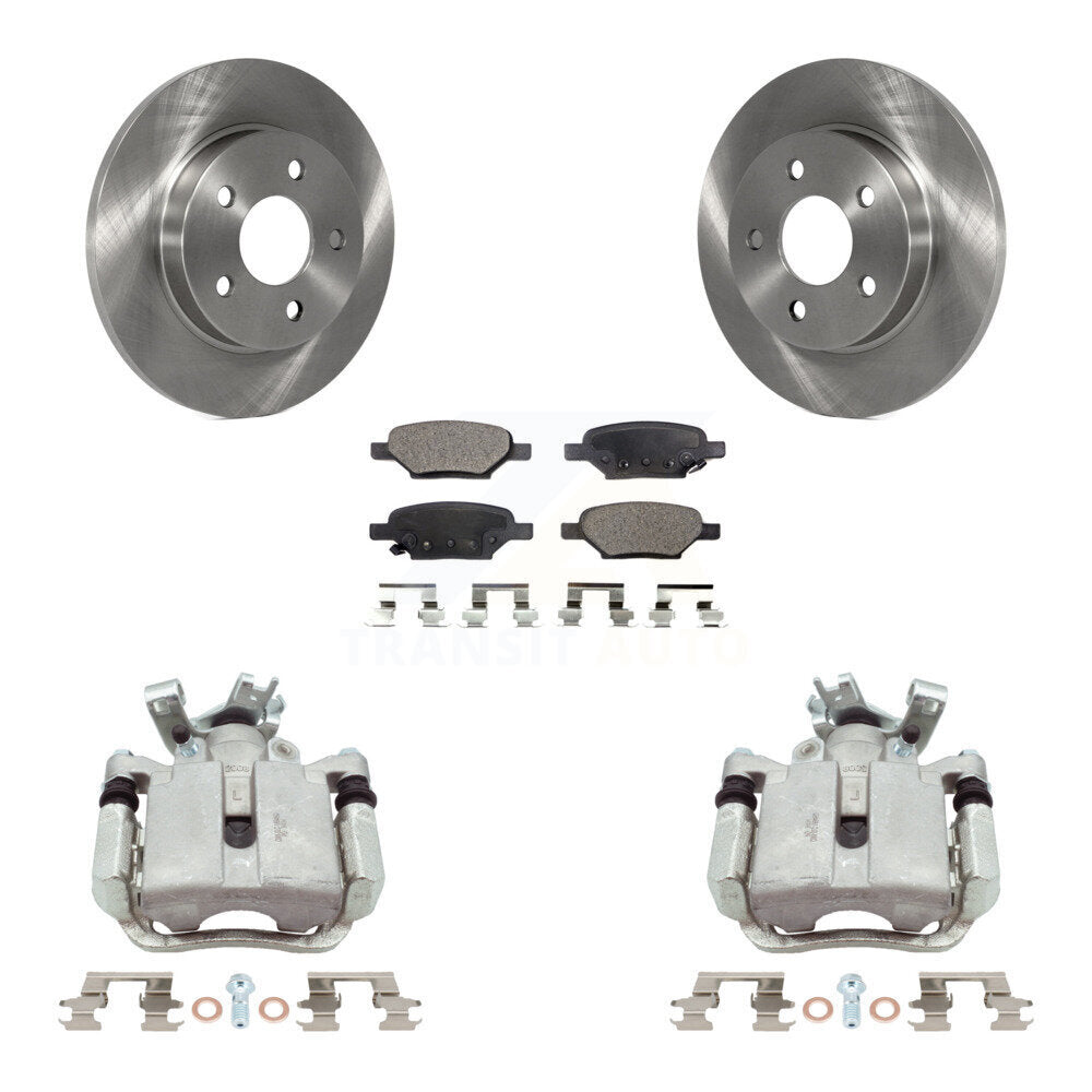 Transit Auto KC8-100225T Disc Brake Kit for 2004-2012 Chevrolet HHR, Pontiac G5, Chevrolet Cobalt & more - Rear product image