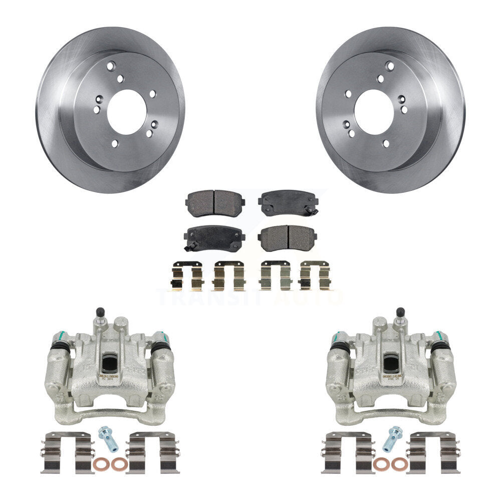 Transit Auto KC8-100229T Disc Brake Kit for 2010-2016 Kia Sportage, Hyundai Tucson - Rear product image