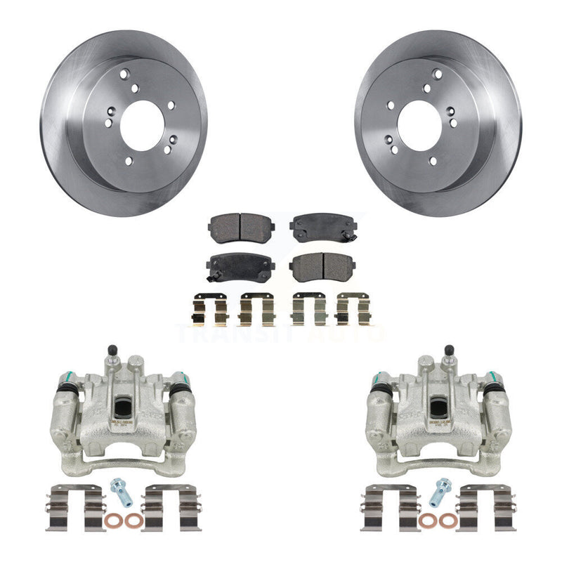 Transit Auto KC8-100229T Disc Brake Kit for 2010-2016 Kia Sportage, Hyundai Tucson - Rear product image