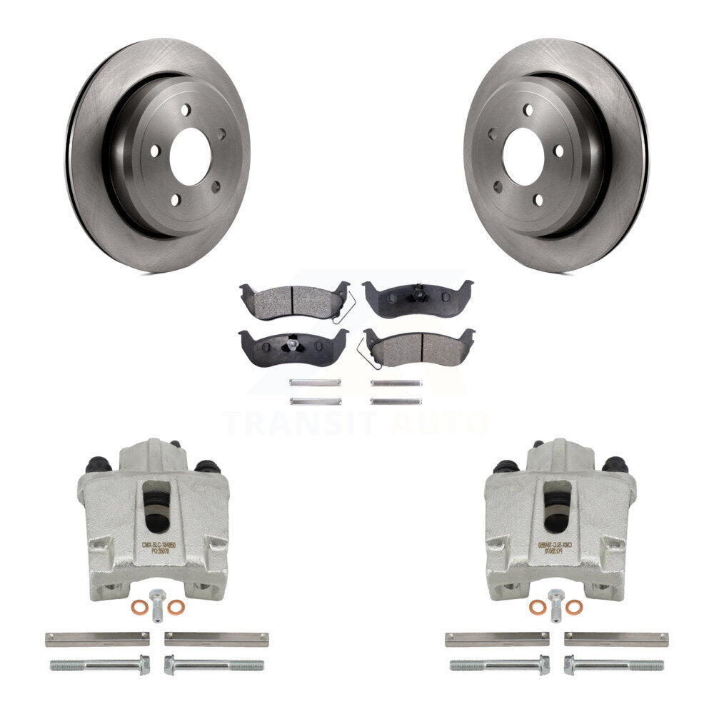 Transit Auto KC8-100233T Disc Brake Kit for 2003-2011 Ford Crown Victoria, Mercury Grand Marquis, Mercury Marauder - Rear product image