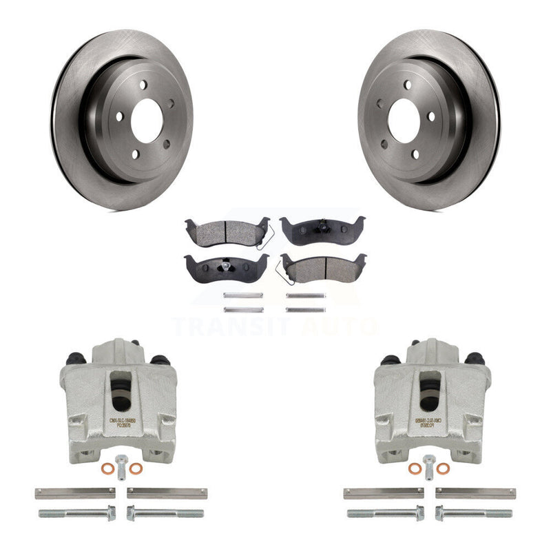 Transit Auto KC8-100233T Disc Brake Kit for 2003-2011 Ford Crown Victoria, Mercury Grand Marquis, Mercury Marauder - Rear product image