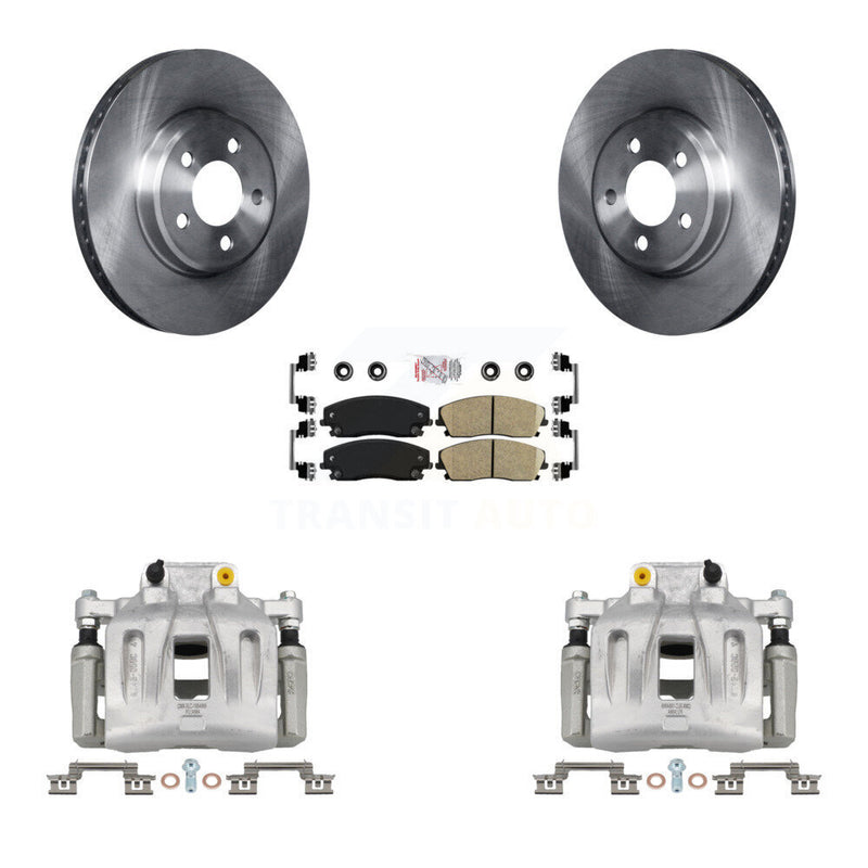 Transit Auto KC8-100236N Disc Brake Kit for 2005-2011 Chrysler 300, Dodge Challenger, Dodge Charger & more - Front product image