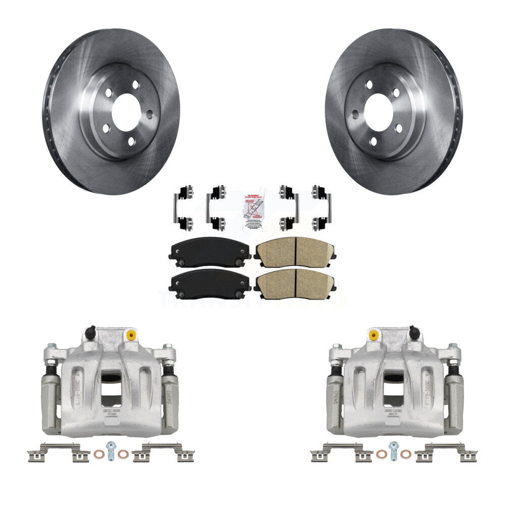 Transit Auto KC8-100237N Disc Brake Kit for 2005-2011 Chrysler 300, Dodge Challenger, Dodge Charger & more - Front product image