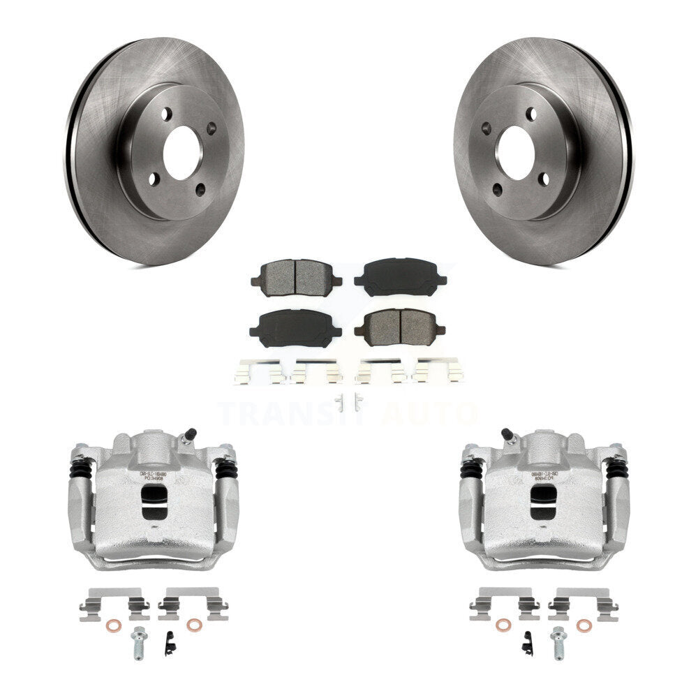 Transit Auto KC8-100239S Disc Brake Kit for 2003-2007 Chevrolet Cobalt, Pontiac Pursuit, Saturn Ion - Front product image