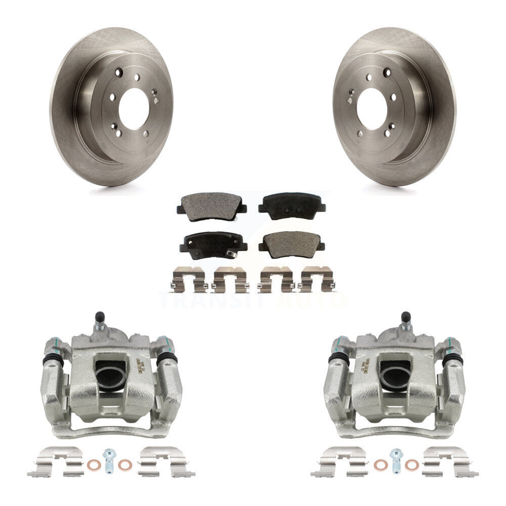 Transit Auto KC8-100240T Disc Brake Kit for 2016-2021 Hyundai Tucson, Kia Sportage - Rear product image