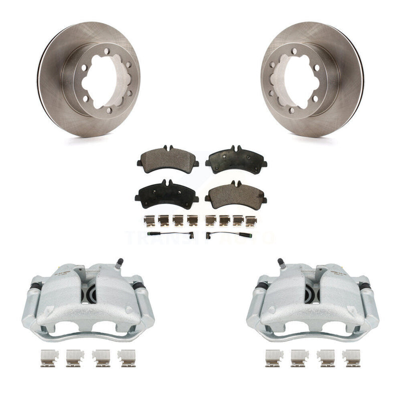 Transit Auto KC8-100242T Disc Brake Kit for 2007-2018 Freightliner Sprinter 3500, Mercedes-Benz Sprinter 3500XD, Mercedes-Benz Sprinter 3500 & more - Rear product image
