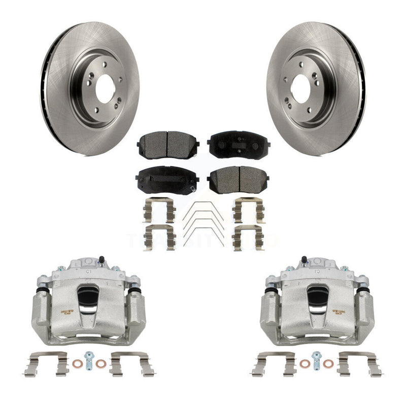 Transit Auto KC8-100244P Disc Brake Kit for 2016-2019 Kia Optima, Hyundai Sonata - Front product image