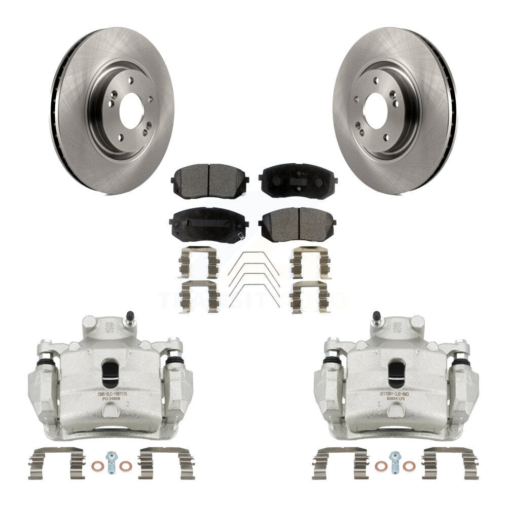 Transit Auto KC8-100246P Disc Brake Kit for 2016-2020 Kia Optima, Hyundai Sonata - Front product image