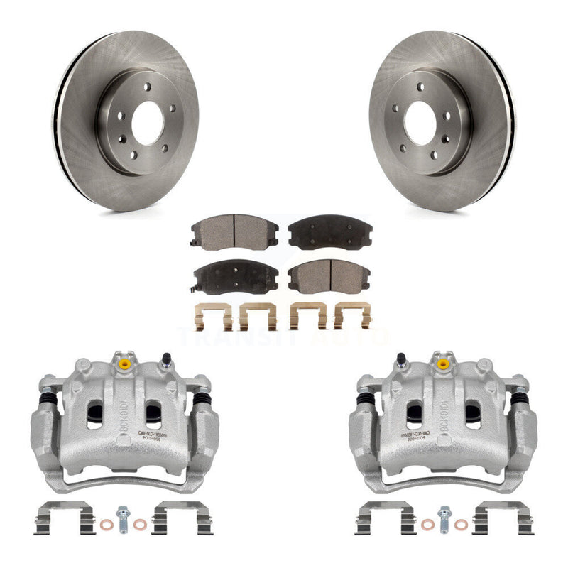 Transit Auto KC8-100247P Disc Brake Kit for 2007-2015 Chevrolet Captiva Sport, Saturn Vue, Chevrolet Equinox & more - Front product image