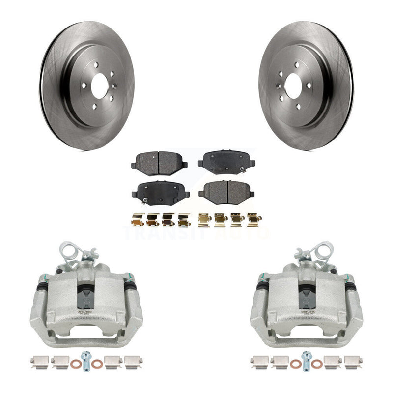 Transit Auto KC8-100250T Disc Brake Kit for 2013-2019 Ford Taurus, Ford Explorer, Ford Special Service Police Sedan & more - Rear product image