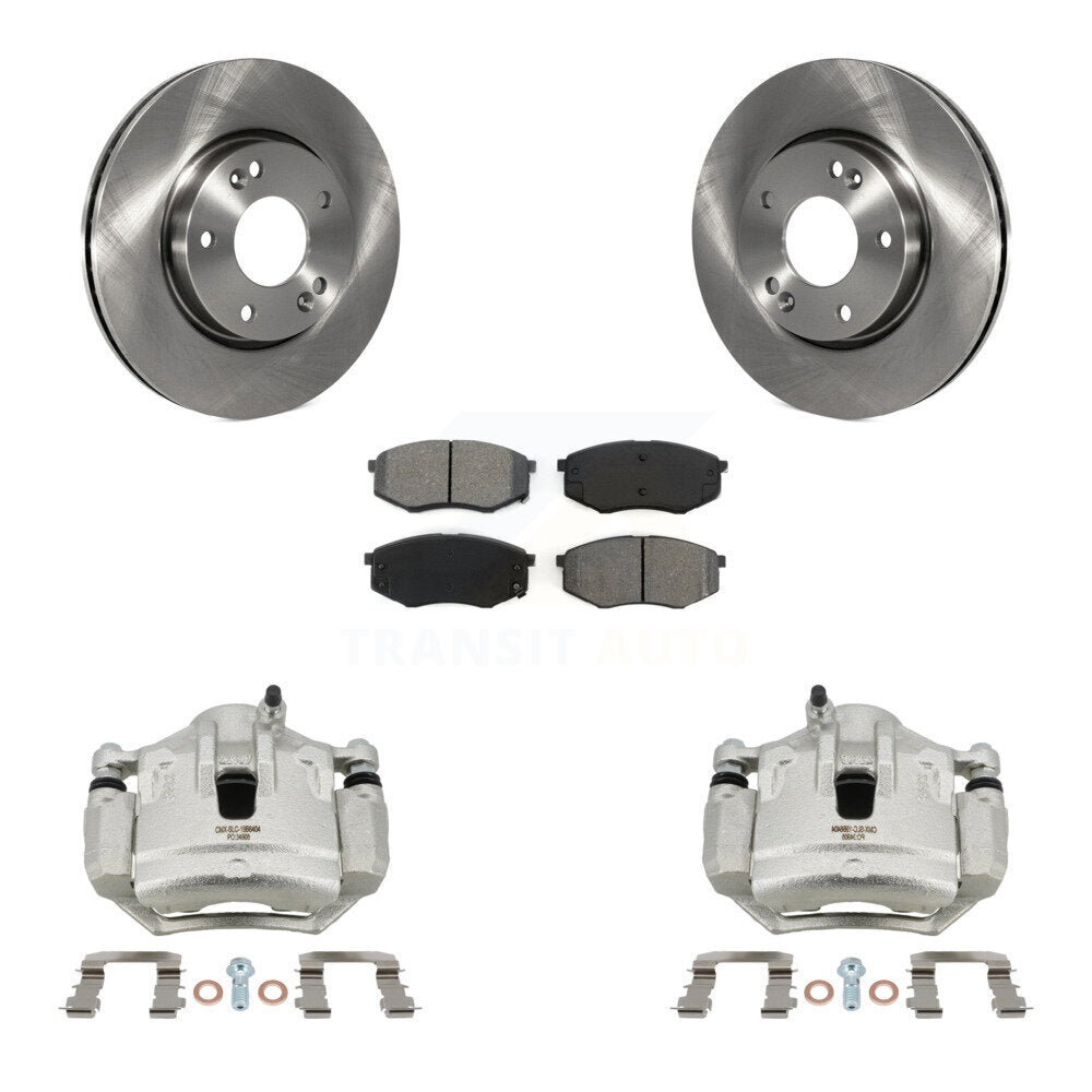 Transit Auto KC8-100251S Disc Brake Kit for 2010-2012 Kia Sportage, Hyundai Tucson - Front product image