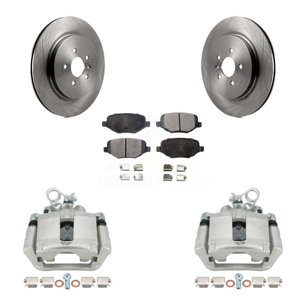 Transit Auto KC8-100252T Disc Brake Kit for 2013-2019 Ford Taurus, Ford Explorer, Lincoln MKS & more - Rear product image