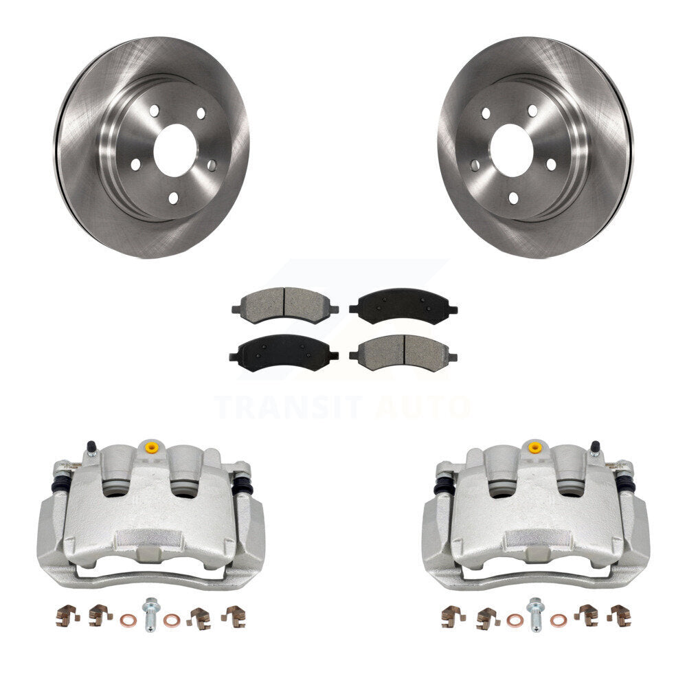 Transit Auto KC8-100254S Disc Brake Kit for 2009-2022 Ram 1500 Classic, Ram 1500, Dodge Ram 1500 - Front product image