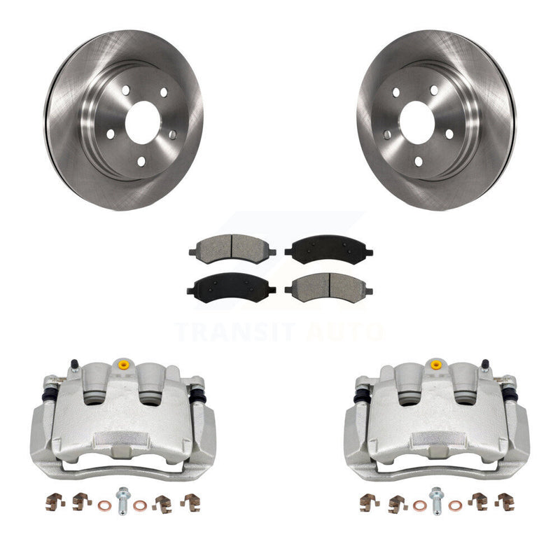 Transit Auto KC8-100254S Disc Brake Kit for 2009-2022 Ram 1500 Classic, Ram 1500, Dodge Ram 1500 - Front product image