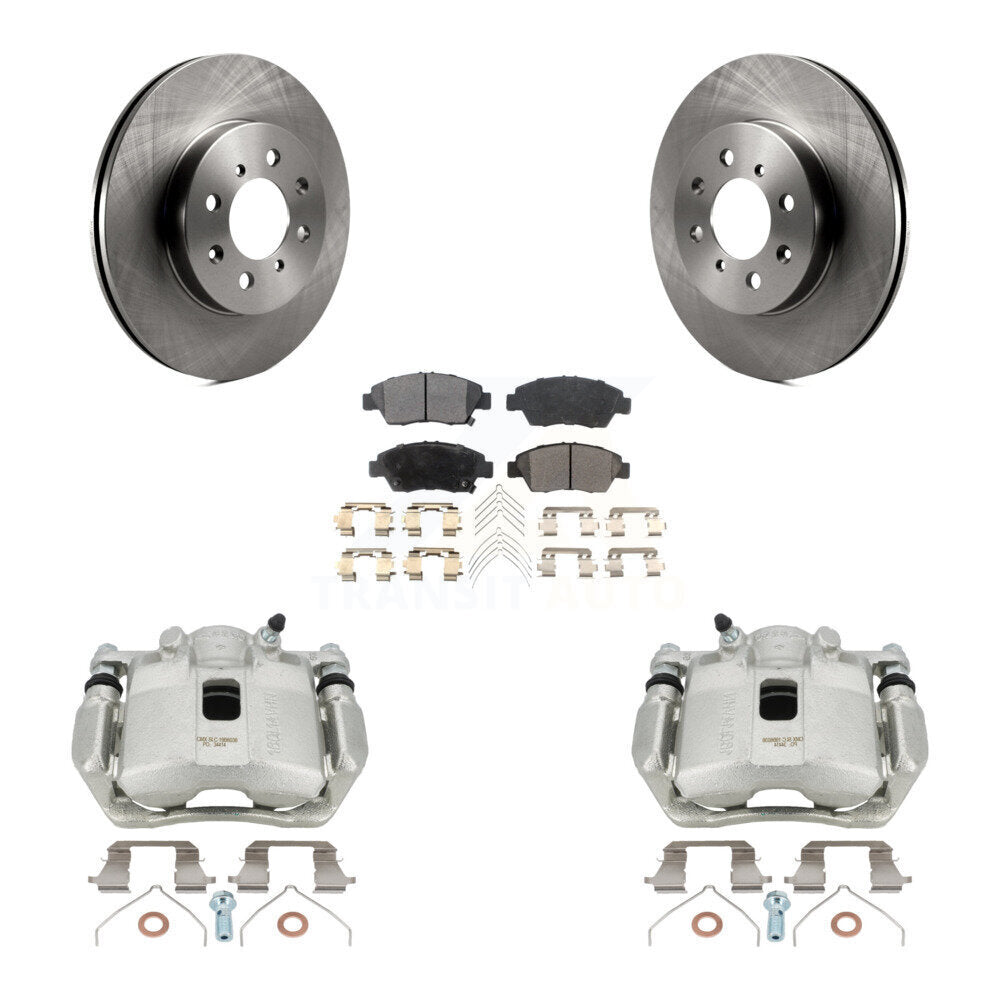 Transit Auto KC8-100257P Disc Brake Kit for 2009-2013 Honda Fit - Front product image