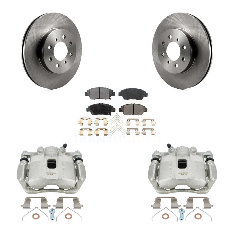 Transit Auto KC8-100257P Disc Brake Kit for 2009-2013 Honda Fit - Front product image