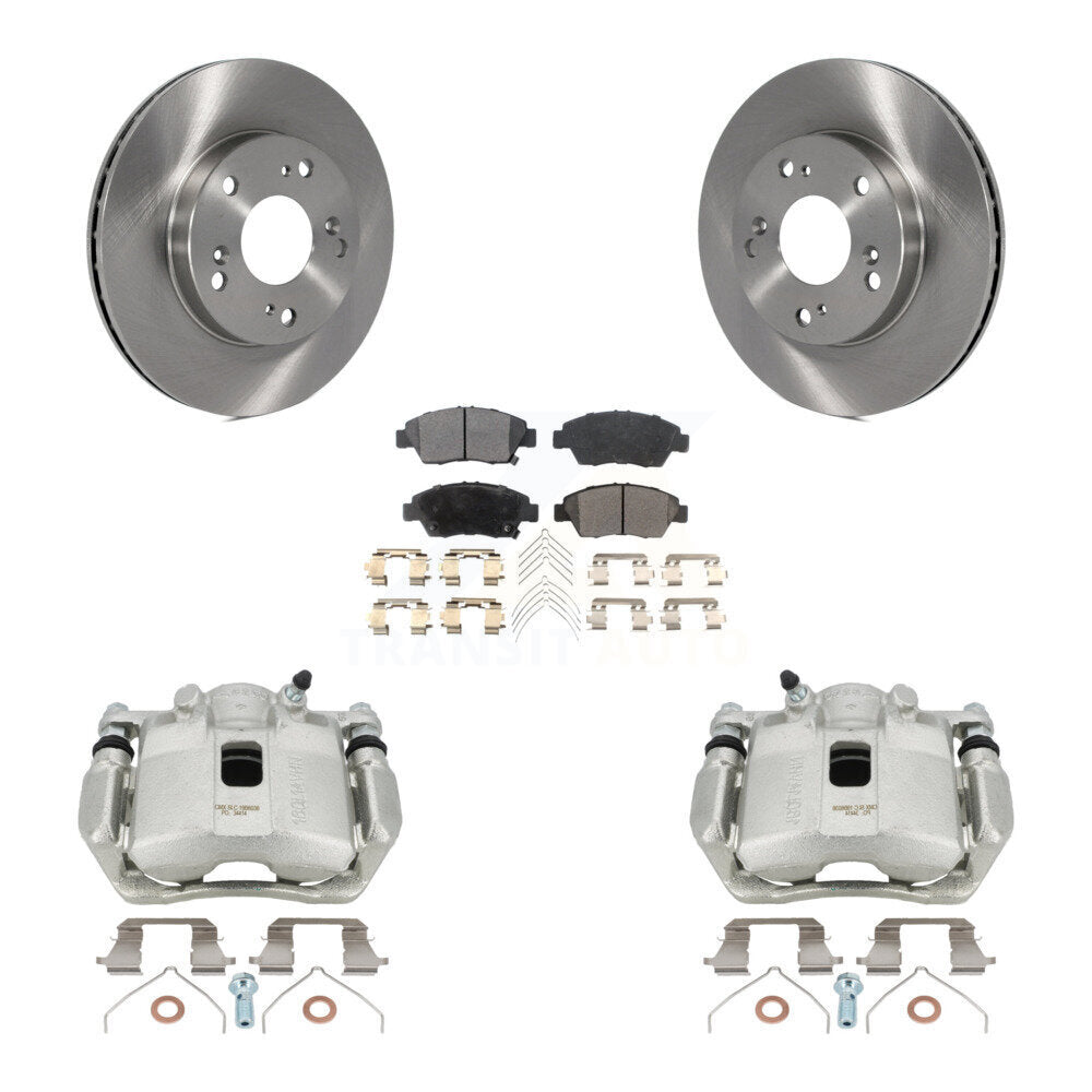 Transit Auto KC8-100258P Disc Brake Kit for 2011-2015 Honda CR-Z - Front product image