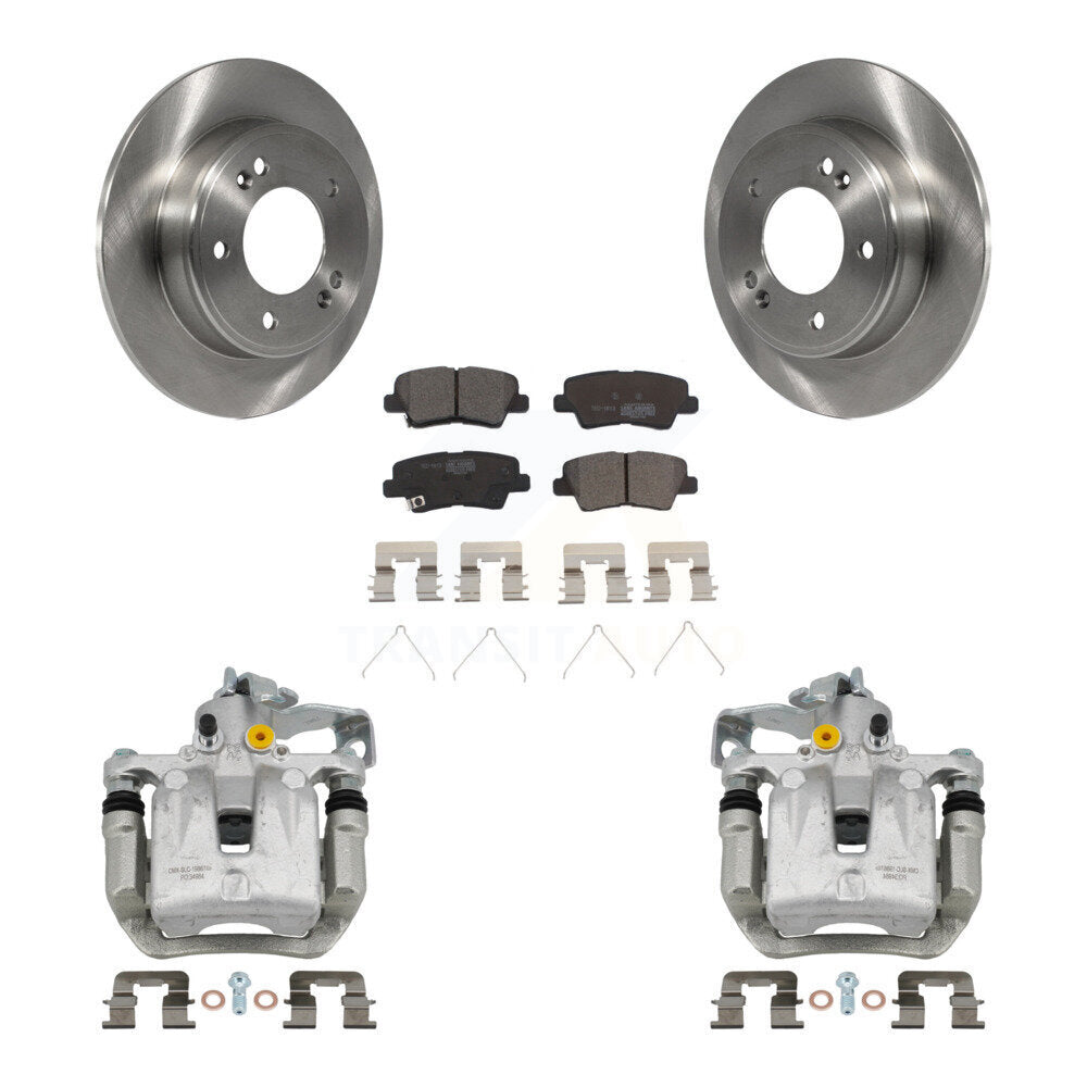 Transit Auto KC8-100263T Disc Brake Kit for 2016-2018 Hyundai Elantra GT, Kia Forte, Kia Forte5 & more - Rear product image