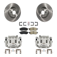 Transit Auto KC8-100270N Disc Brake Kit for 2006-2020 INFINITI Q40, INFINITI Q70L, INFINITI QX70 & more - Front product image