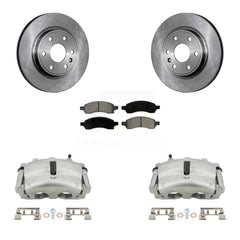 Transit Auto KC8-100271S Disc Brake Kit for 2007-2017 GMC Acadia Limited, Chevrolet Traverse, Buick Enclave & more - Front product image