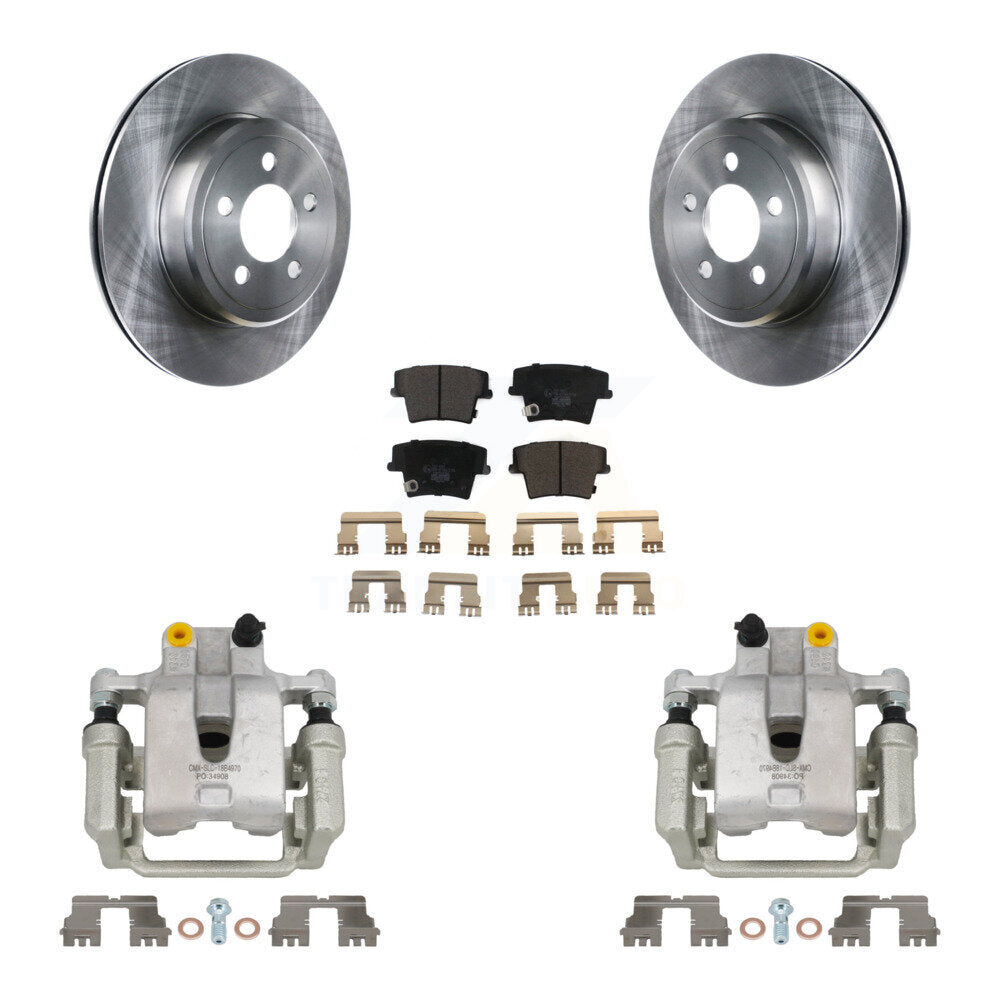 Transit Auto KC8-100271T Disc Brake Kit for 2006-2021 Chrysler 300, Dodge Challenger, Dodge Magnum - Rear product image