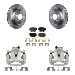 Transit Auto KC8-100271T Disc Brake Kit for 2006-2021 Chrysler 300, Dodge Challenger, Dodge Magnum - Rear product image
