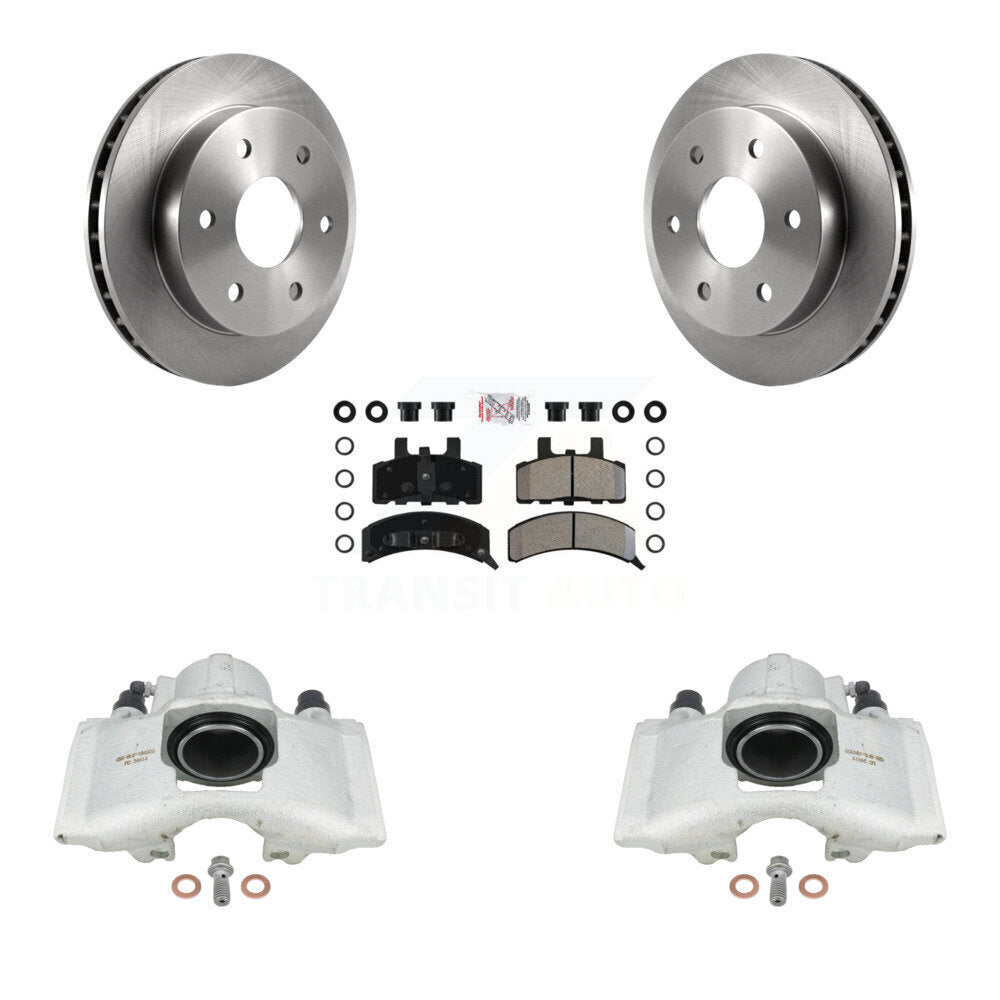 Transit Auto KC8-100275N Disc Brake Kit for 1988-2000 GMC Yukon, Cadillac Escalade, Chevrolet K1500 & more - Front product image