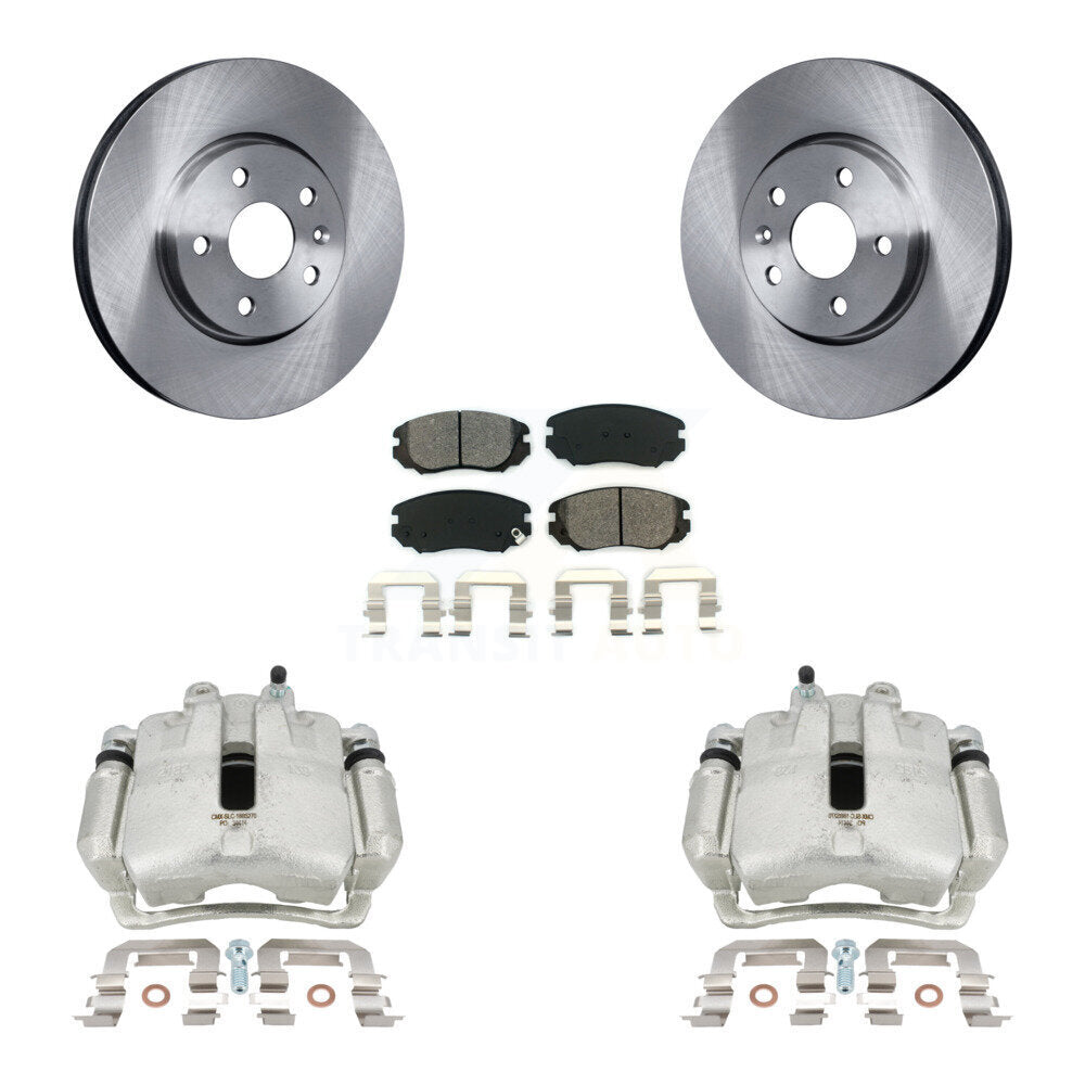 Transit Auto KC8-100278S Disc Brake Kit for 2010-2020 Chevrolet Equinox, Chevrolet Impala, Chevrolet Malibu & more - Front product image