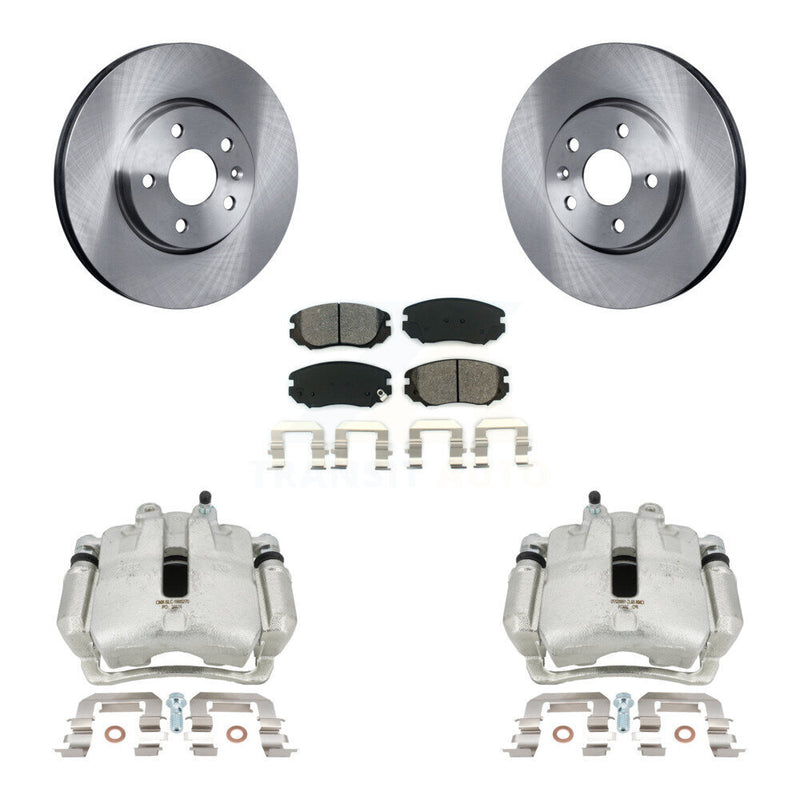 Transit Auto KC8-100278S Disc Brake Kit for 2010-2020 Chevrolet Equinox, Chevrolet Impala, Chevrolet Malibu & more - Front product image