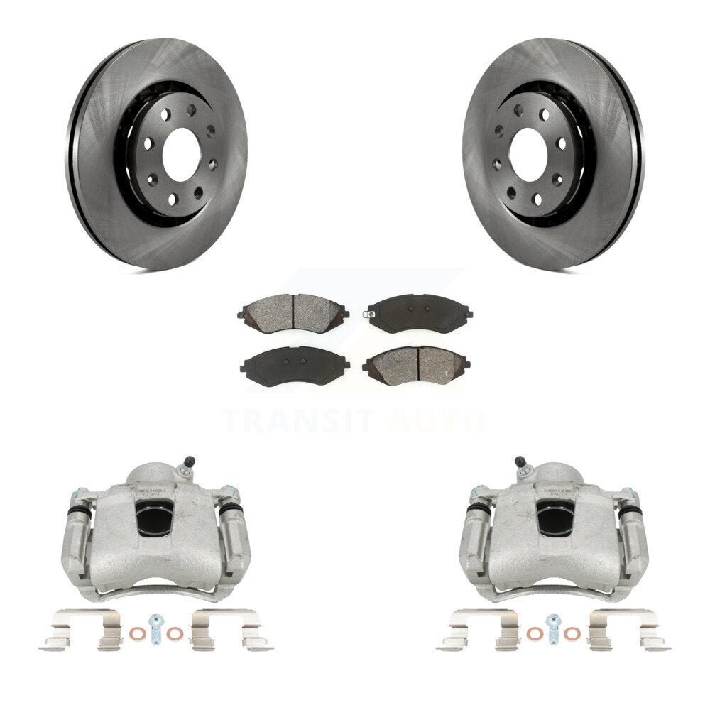Transit Auto KC8-100281S Disc Brake Kit for 2004-2016 Chevrolet Spark EV, Chevrolet Spark, Pontiac G3 & more - Front product image