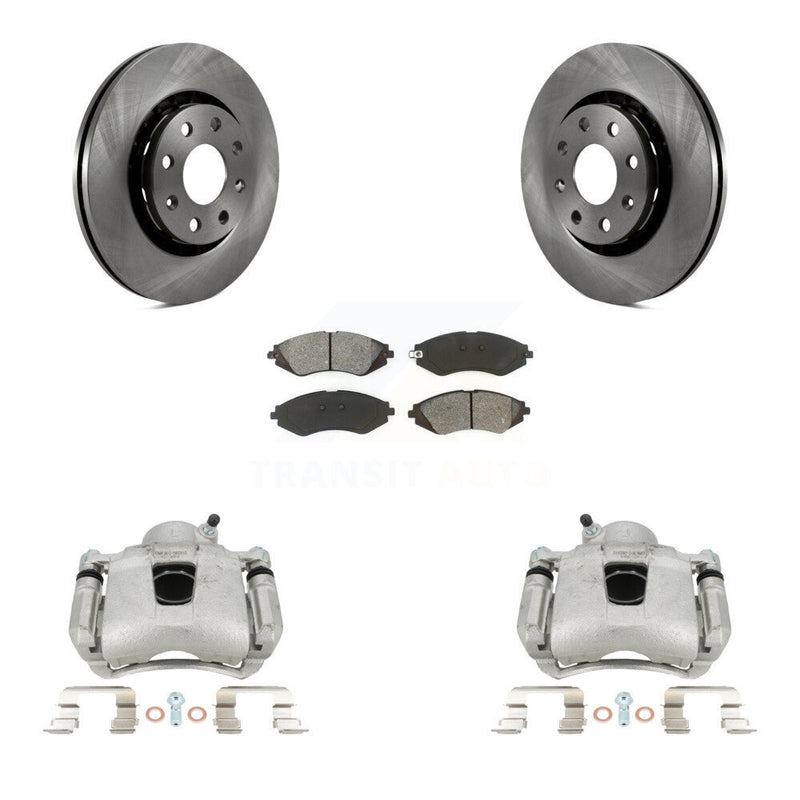 Transit Auto KC8-100281S Disc Brake Kit for 2004-2016 Chevrolet Spark EV, Chevrolet Spark, Pontiac G3 & more - Front product image