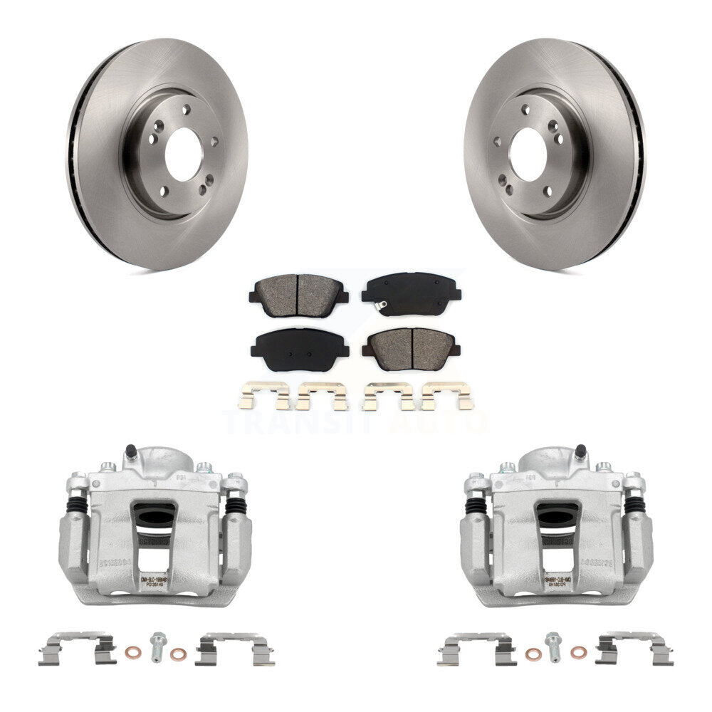 Transit Auto KC8-100282S Disc Brake Kit for 2011-2016 Kia Optima, Hyundai Sonata - Front product image