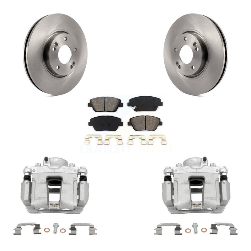 Transit Auto KC8-100282S Disc Brake Kit for 2011-2016 Kia Optima, Hyundai Sonata - Front product image
