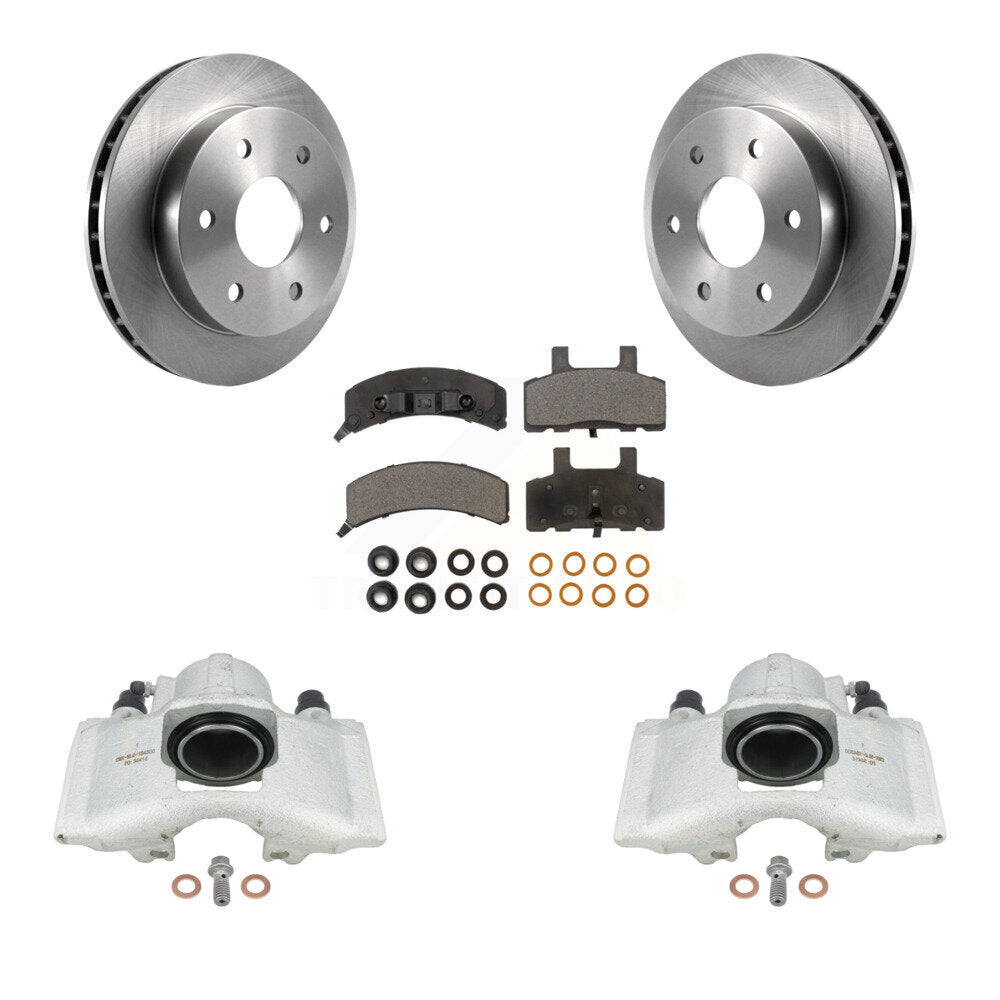 Transit Auto KC8-100288P Disc Brake Kit for 1988-2000 GMC Yukon, Cadillac Escalade, Chevrolet K1500 & more - Front product image
