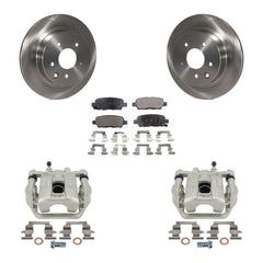 Transit Auto KC8-100298T Disc Brake Kit for 2011-2023 Nissan LEAF, Nissan Rogue Sport, Nissan Rogue & more - Rear product image